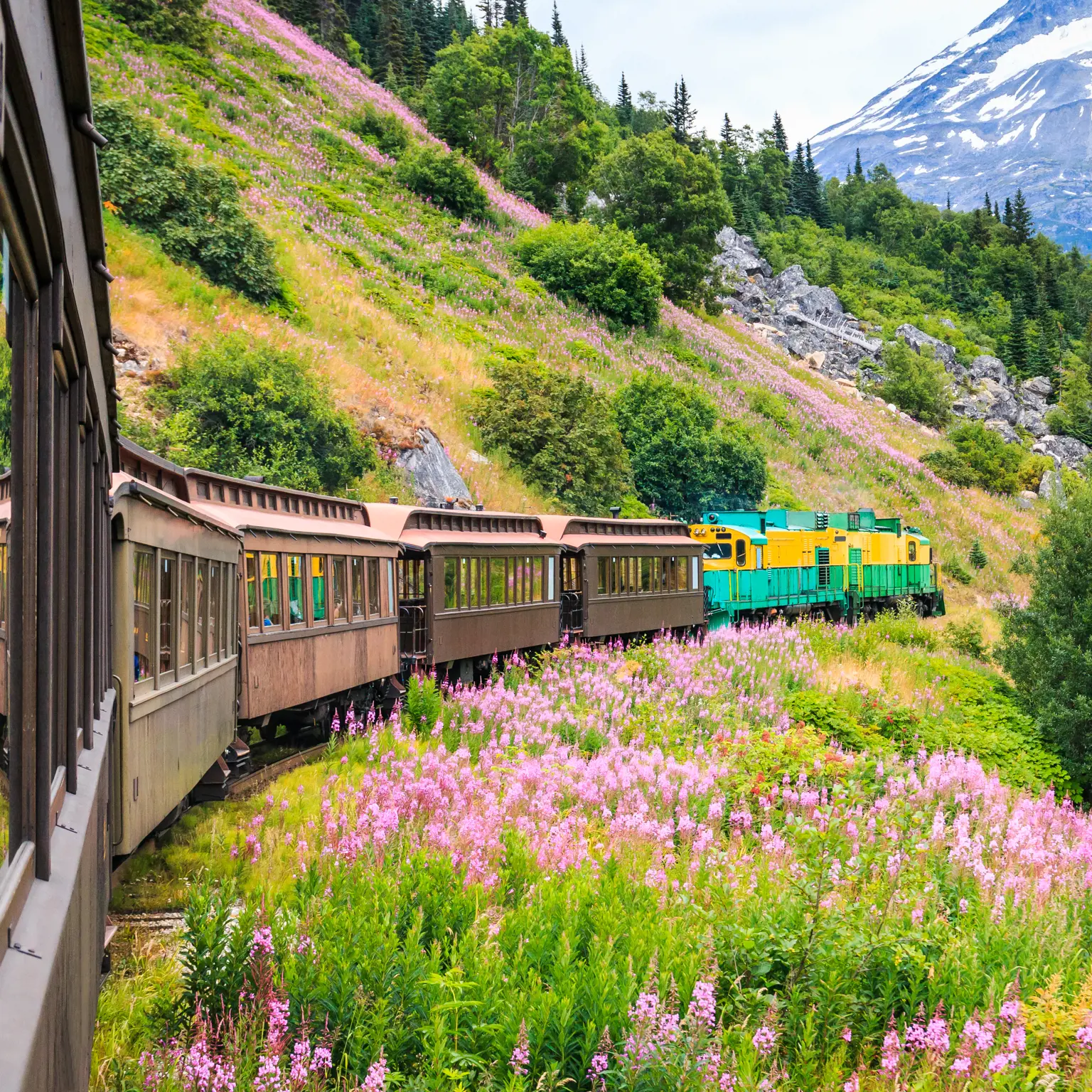 Folge den Goldgräbern in Skagway